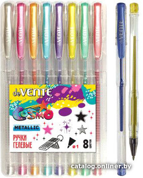 

Набор гелевых ручек deVente Cosmo Metallic 5051046 (8 шт)