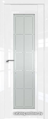 

Межкомнатная дверь ProfilDoors 2.101L 70x200 (белый люкс, стекло гравировка 10)