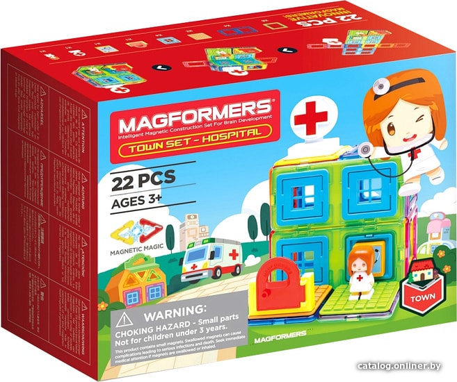 

Конструктор Magformers 717006 Town Set - Hospital