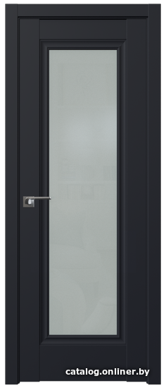 

Межкомнатная дверь ProfilDoors 2.35U 80x200 (черный матовый, стекло матовое)