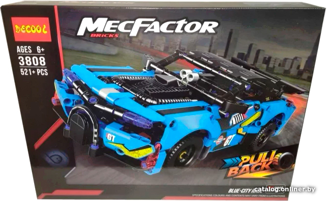 

Конструктор Decool MecFactor 3808 Машина-спорт