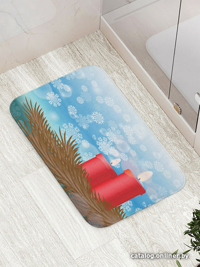 

Коврик для ванной JoyArty Зимние свечи bath_5695