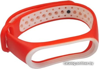 

Ремешок KST силиконовый Sport для Xiaomi Mi Band 3/4 (красный/белый)