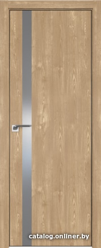 

Межкомнатная дверь ProfilDoors 6ZN 80x200 (каштан натуральный/стекло серебряный лак)