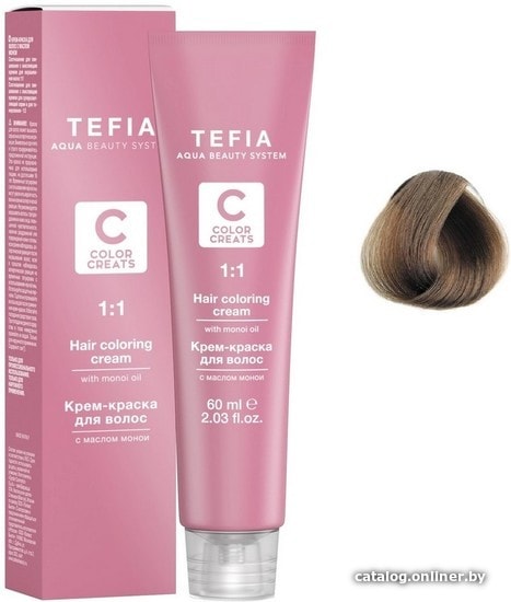 

Крем-краска для волос Tefia Color Creats 7/0 (блондин)