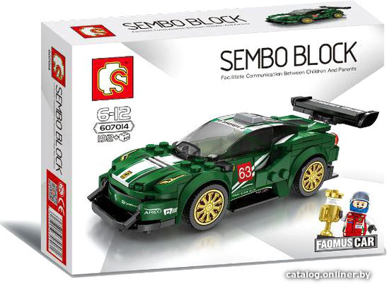

Конструктор Sembo Block Спортивные автомобили 607014