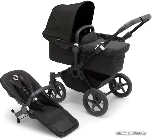 

Универсальная коляска Bugaboo Donkey 5 (2 в 1, black/midnight black)