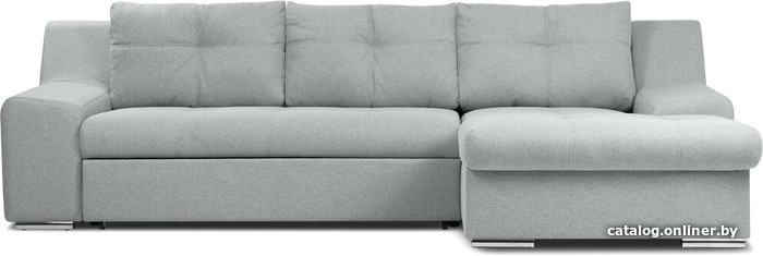 

Угловой диван Divan Мидгард Textile Grey 152153 (рогожка, серый)