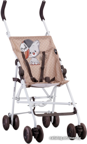 

Коляска прогулочная «трость» Lorelli Flash 2019 (beige cool cat)