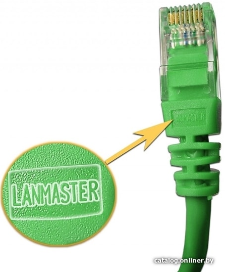 

Кабель Lanmaster LAN-PC45/U5E-5.0-GN