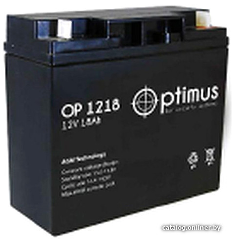 

Аккумулятор для ИБП Optimus OP 1218 (12В/18 А·ч)