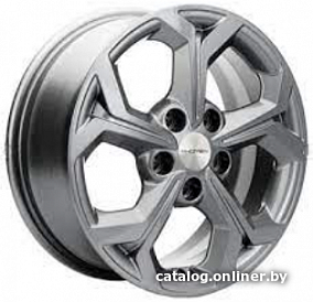 

Литые диски Khomen KHW1606 16x6.5" 5x114.3мм DIA 66.1мм ET 50мм G-Silver