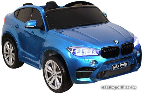 

Электромобиль RiverToys BMW X6M JJ2168 (синий глянец)