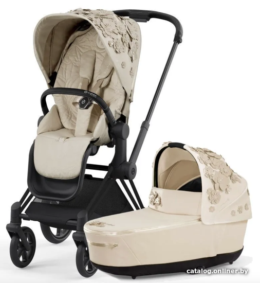 

Универсальная коляска Cybex Priam IV (2 в 1, Simply Flowers Nude Beige)