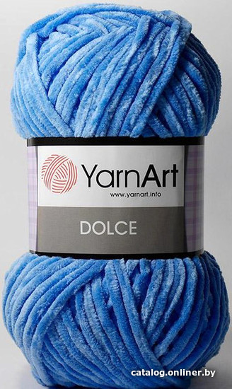 

Пряжа для вязания Yarnart Dolce 100% микрополиэстер 100 г (120 м, темно-голубой)