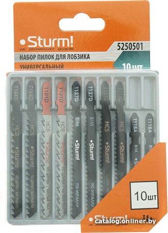 

Набор пильных полотен Sturm S-059523 (10 шт)
