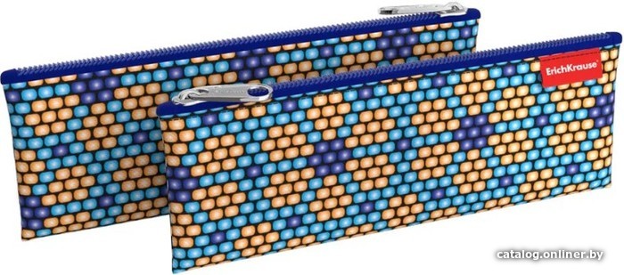 

Пенал Erich Krause Blue&Orange Beads 52456