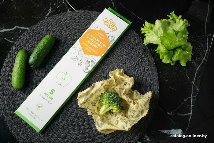 

Салфетка Bee Tasty с пчелиным воском S (6 шт)