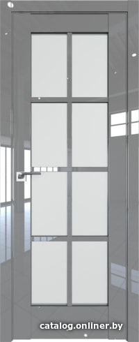 

Межкомнатная дверь ProfilDoors 101L 80x200 (грей люкс, стекло матовое)