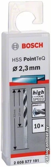 

Набор оснастки Bosch 2608577191 (10 предметов)
