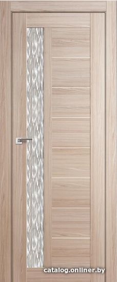 

Межкомнатная дверь ProfilDoors 37X 90x200 (капучино мелинга/стекло дождь белый)