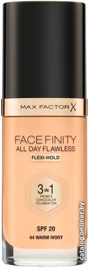 

Тональный крем Max Factor Facefinity All Day Flawless Flexi-Hold 3in1 SPF20 (тон 44) 30 мл