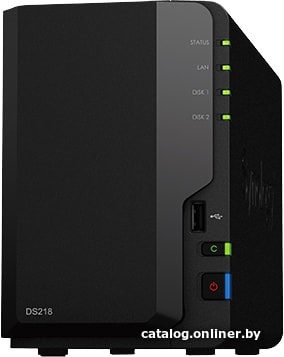 

Сетевой накопитель Synology DiskStation DS218
