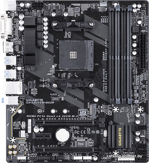 

Материнская плата Gigabyte GA-AB350M-DS3H (rev. 1.x)