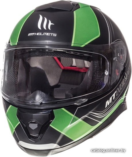 

Мотошлем MT Helmets Thunder 3 SV Trace Matt (XS, черный/зеленый)
