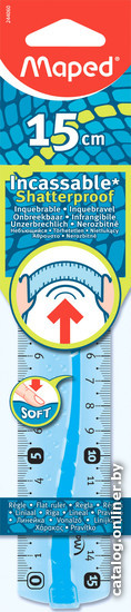 

Линейка Maped Flex 15 см 244060
