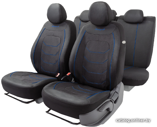 

Комплект чехлов для сидений Autoprofi Arrow ARW-1102 (черный/синий)