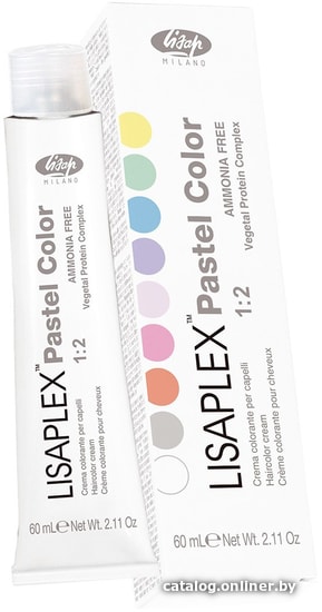 

Крем-краска для волос Lisap Lisaplex Pastel Color Yellow Sunflower 60 мл
