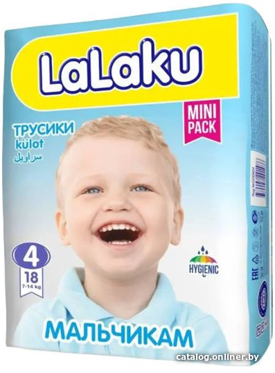

Трусики-подгузники LaLaKu LaLaKu 3 Midi для мальчиков (20 шт)