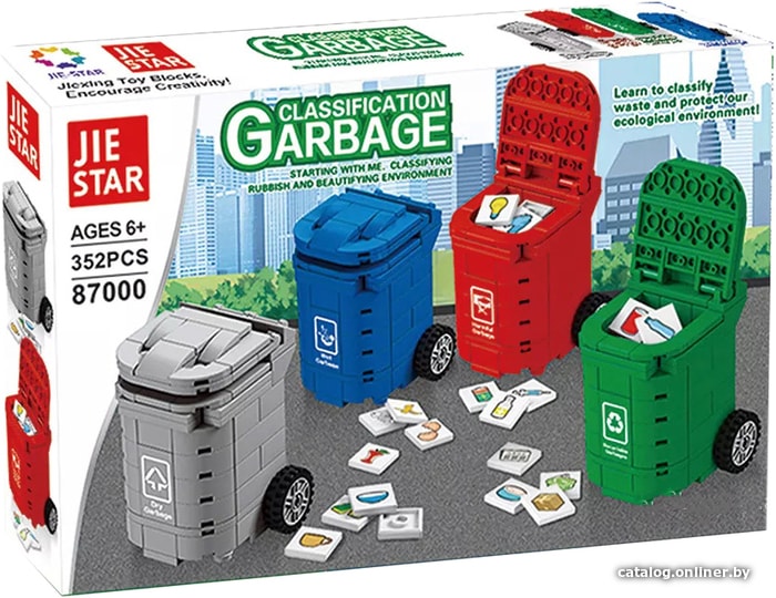 

Конструктор JIE-STAR Garbage Classification 87000