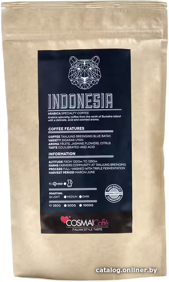 

Кофе Cosmai Caffe City Roastery Indonesia зерновой 250 г