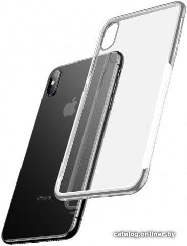 

Чехол для телефона Baseus Shining для iPhone Xs Max (серебристый)