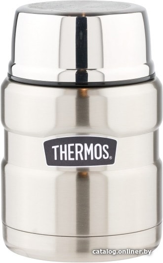 

Термос для еды THERMOS King-SK-3000SBK 0.47л (серебристый)