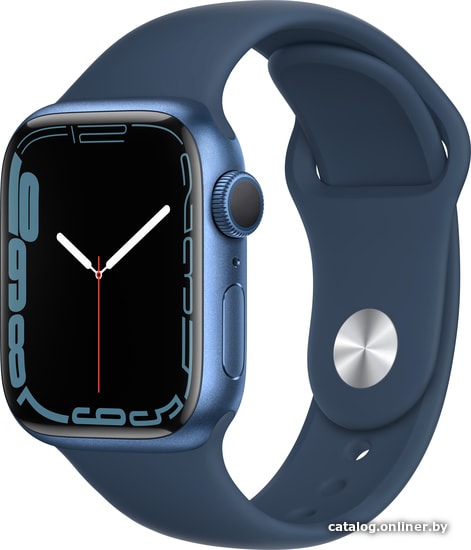 

Умные часы Apple Watch Series 7 41 мм (синий/синий омут спортивный)