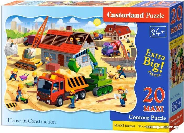

Мозаика/пазл Castorland Строительство дома С-02412