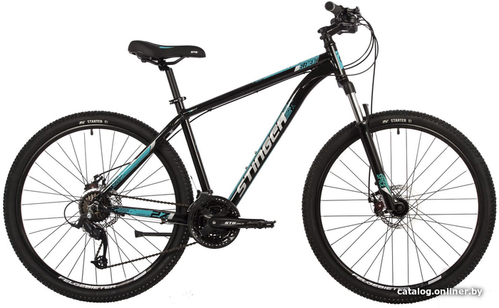 

Велосипед Stinger Element Evo SE 27.5 р.20 2022 (черный)