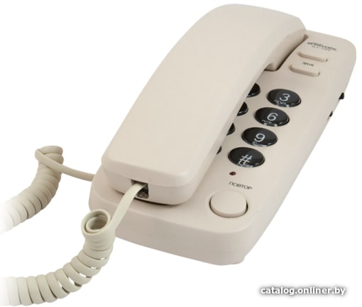 

Проводной телефон Ritmix RT-100 (бежевый)