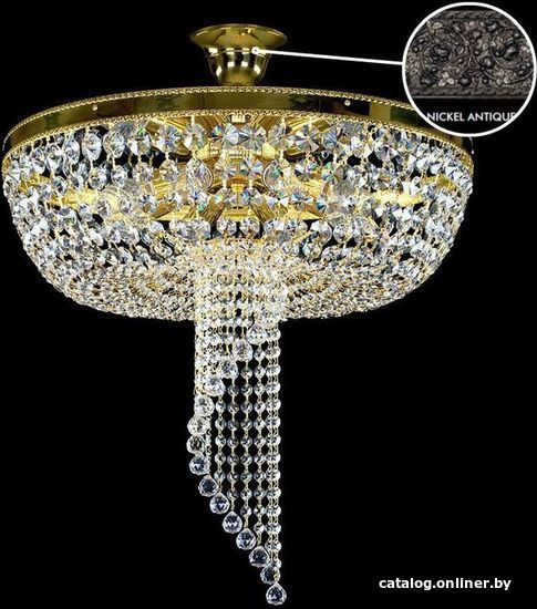 

Подвесная люстра ArtGlass Dominga Nickel Antique Ce