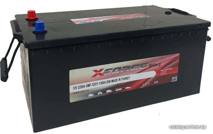 

Автомобильный аккумулятор XFORCE 225 (3) евро (225 А·ч)