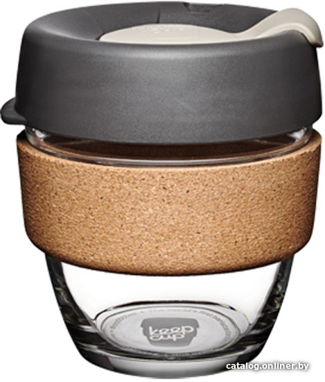 

Многоразовый стакан KeepCup Brew Cork S Press 227мл (серый)