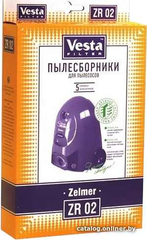

Комплект одноразовых мешков Vesta Filter ZR 02