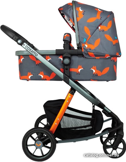 

Универсальная коляска Cosatto Giggle Quad (2 в 1, charcoal mister fox)