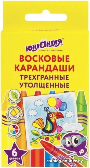 

Восковые мелки Юнландия 227292 (6 цв.)