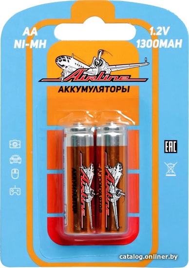 

Аккумулятор Airline AA 1300mAh 2 шт. AA-13-02