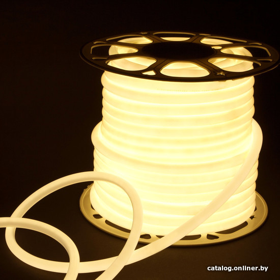 

Гибкий неон Elektrostandard 220V 9.6W 144Led 2835 IP67 круглый дневной белый, 50 м