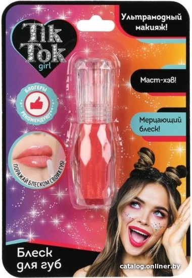 

Блеск для губ детский TikTok Girl LG61724TTG (красный)